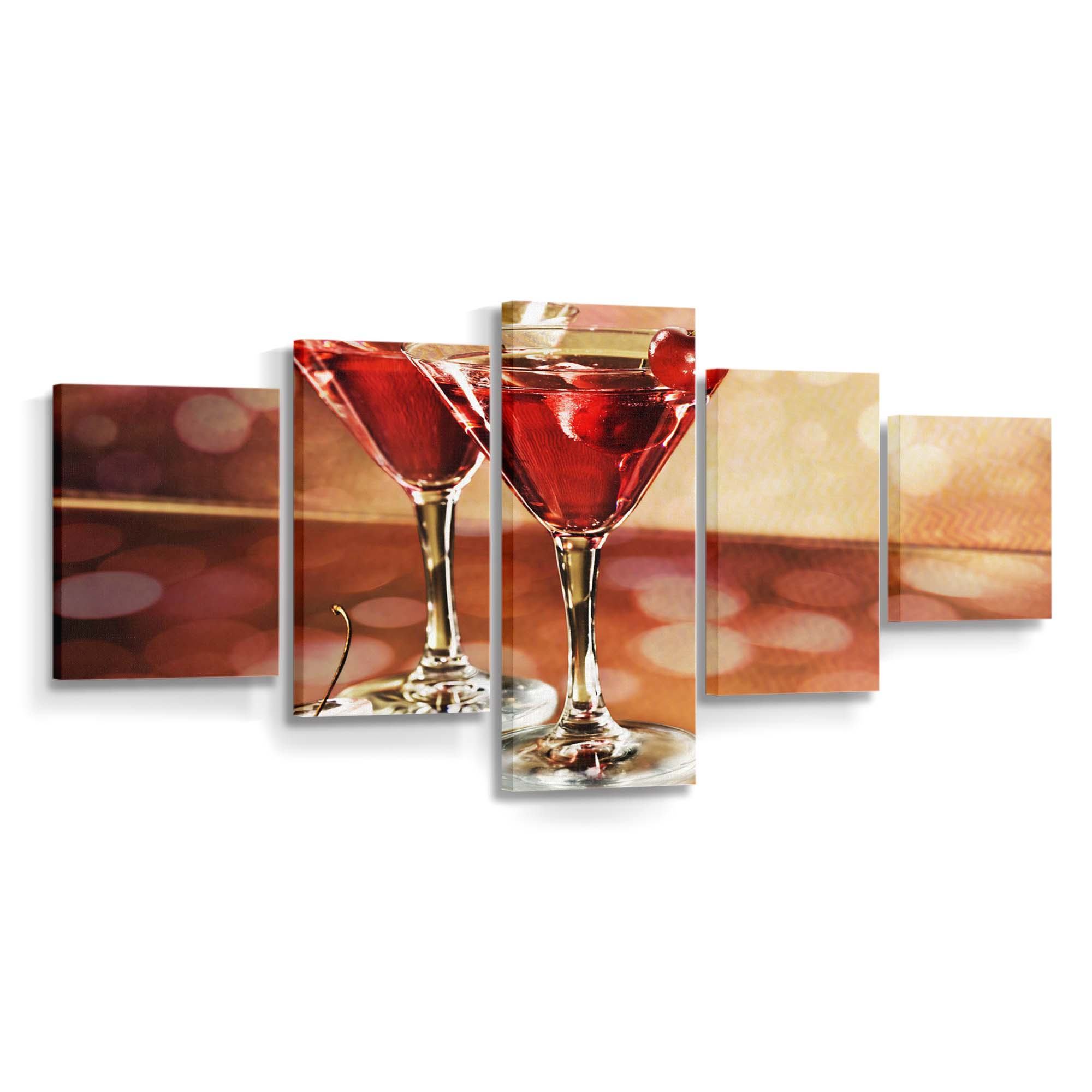 red cocktails wallpaper